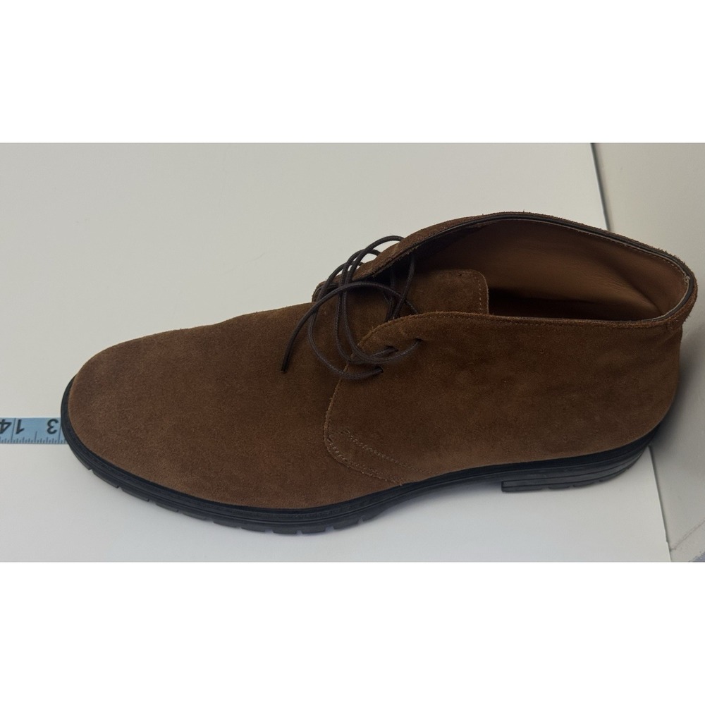 BRUNO MAGLI Blue Suede Leather Chukka Boots Made In Italy EUC Size 12 READ!! - Picture 15 of 15